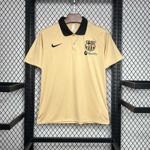 Barcelona 2024/25 Polo Khaki Jersey