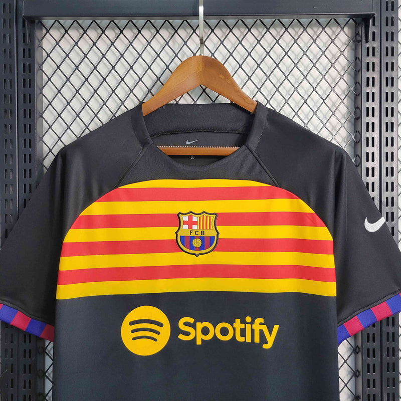 23-24 Barcelona White Training Jersey