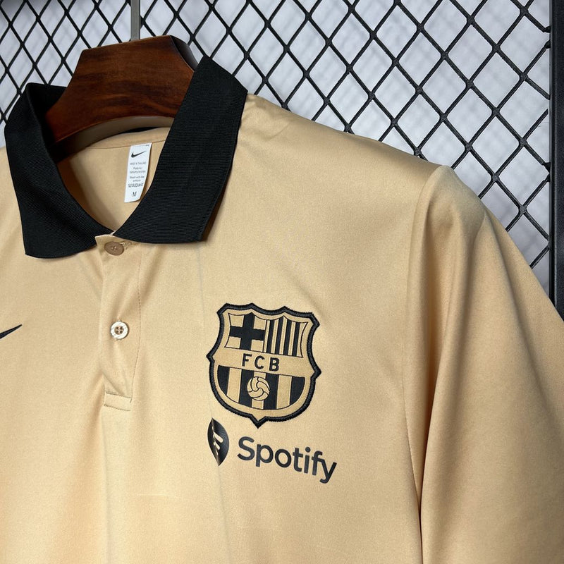 Barcelona 2024/25 Polo Khaki Jersey