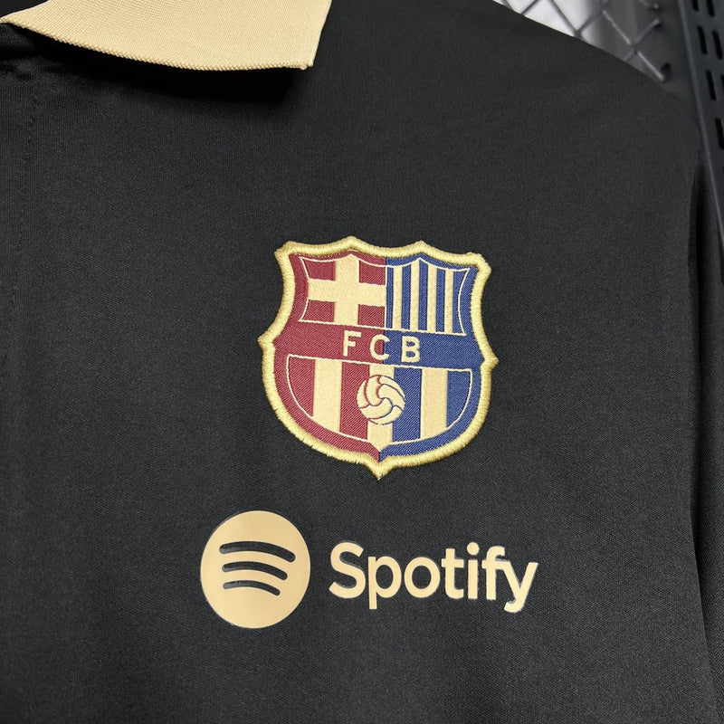 Barcelona 2024/25 Polo Black Jersey